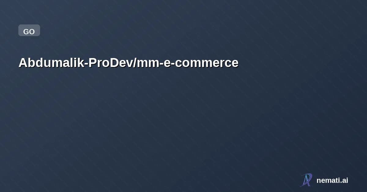 Abdumalik-ProDev/mm-e-commerce