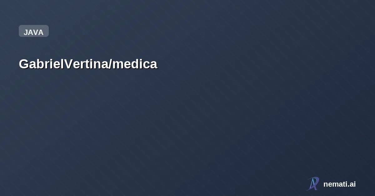 GabrielVertina/medica — App medico