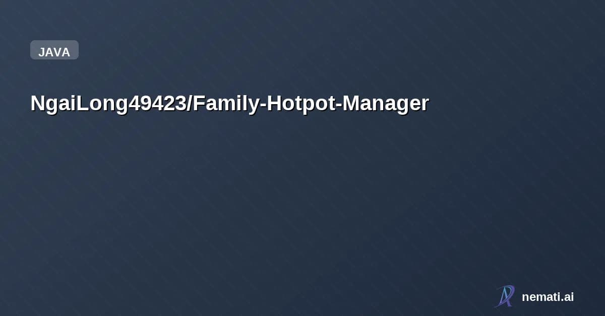NgaiLong49423/Family-Hotpot-Manager — Practical project: managing a family hot pot restaurant.