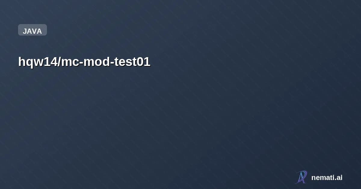 hqw14/mc-mod-test01