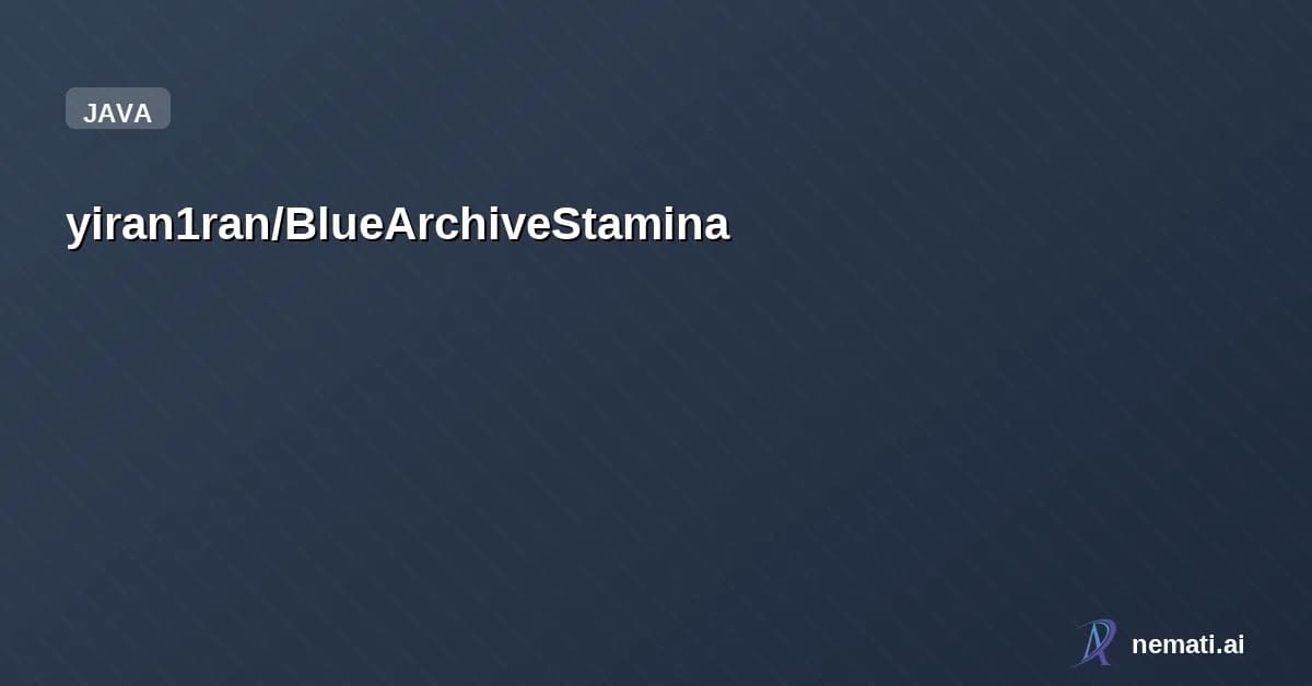 yiran1ran/BlueArchiveStamina — 碧蓝档案体力计算器