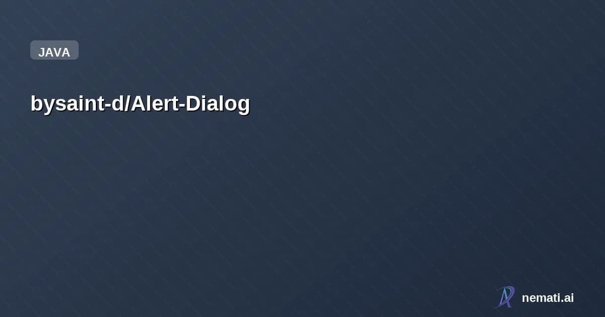 bysaint-d/Alert-Dialog