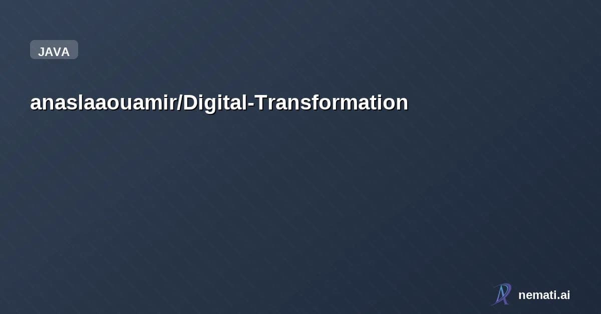 anaslaaouamir/Digital-Transformation