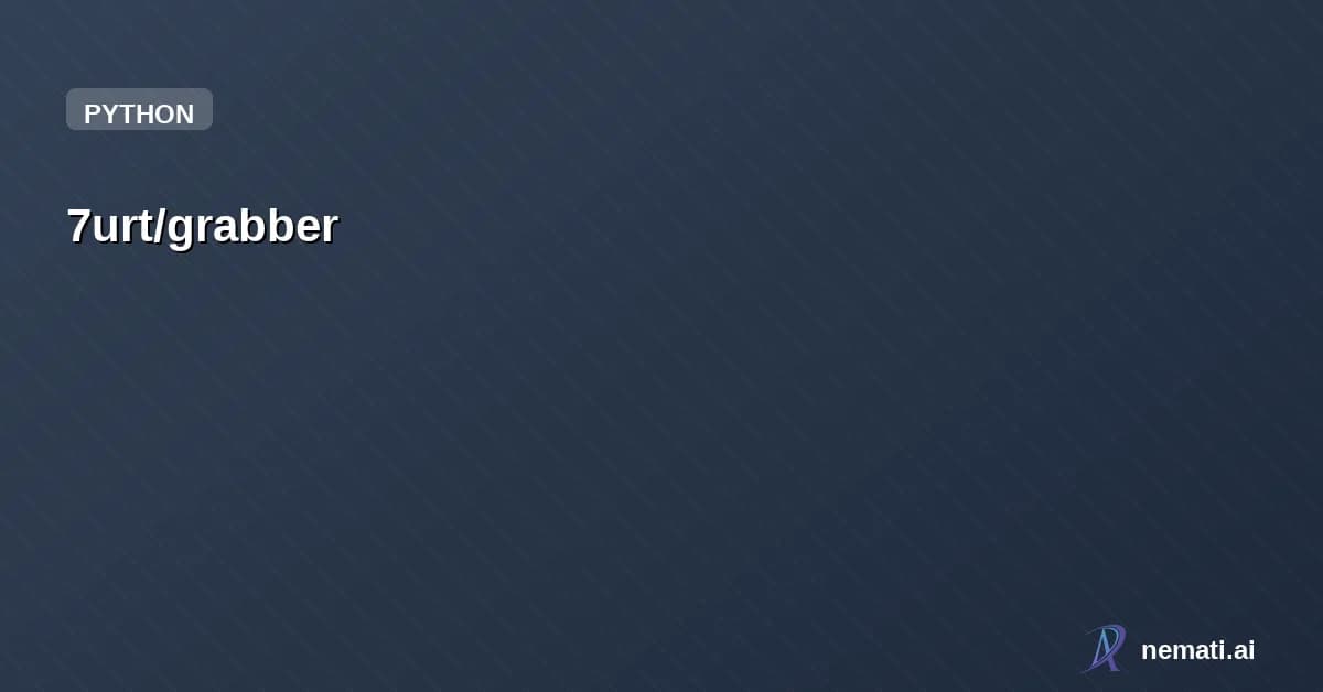 7urt/grabber — a small discord token grabber made for education purpose only