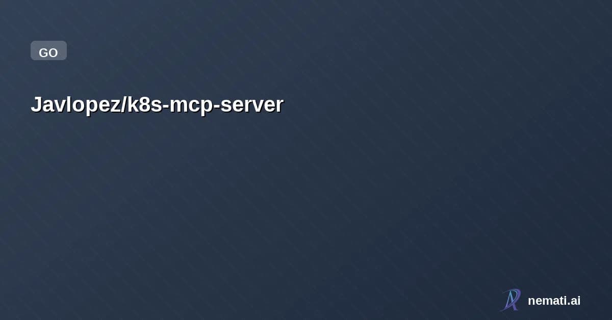 Javlopez/k8s-mcp-server