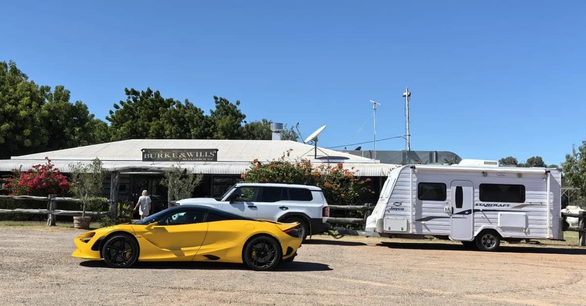 A Retired Australian Drove His $600,000 McLaren 16,000kms Around Australia... Literally Around The Whole Country