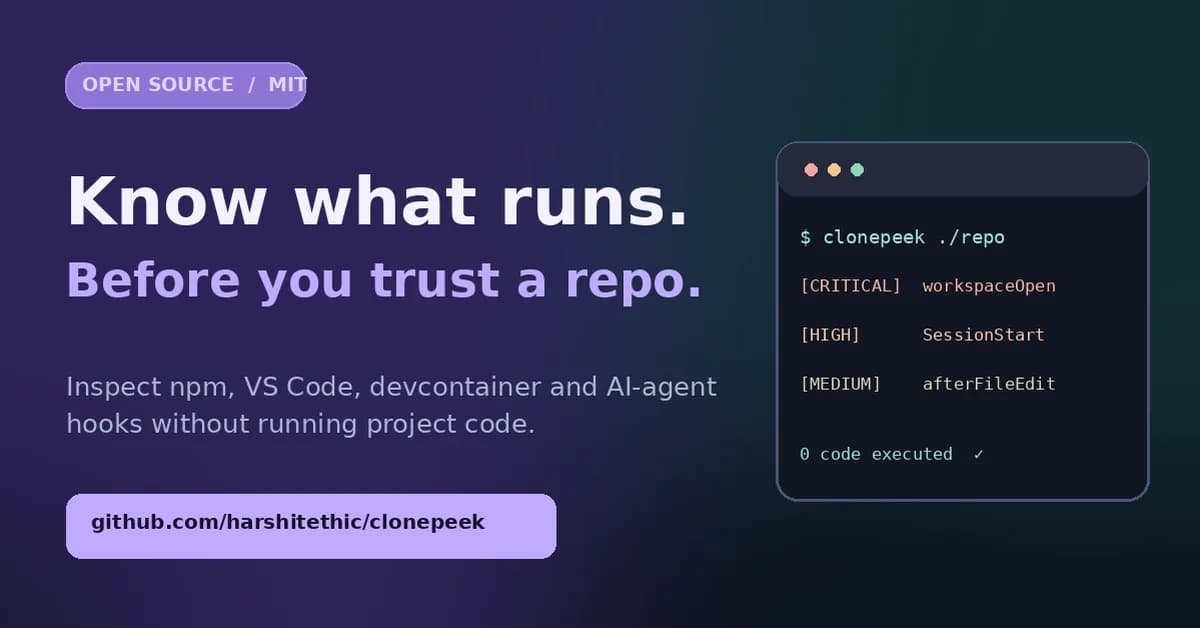 My read-only Python scanner accidentally ran a Git helper