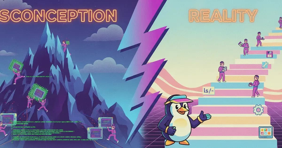 LINUX IS SO HARD ...SAID EVERYONE WHO NEVER TRIED IT