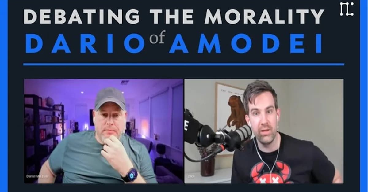 Debating the Morality of Dario Amodei