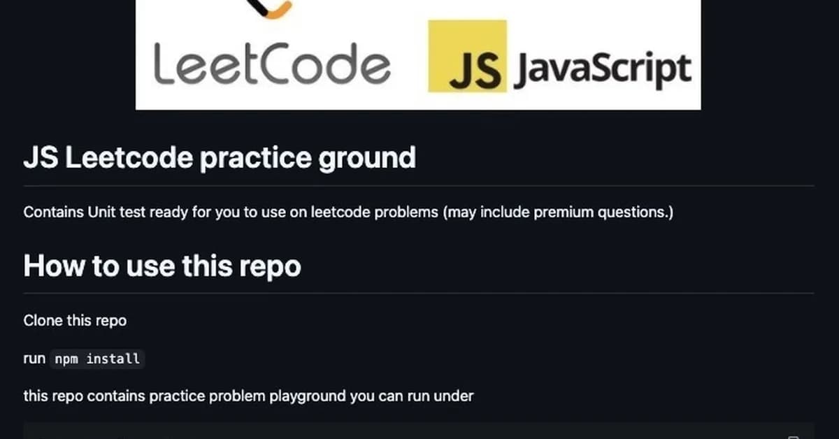 Run Leetcode locally - Javascript test case for practices
