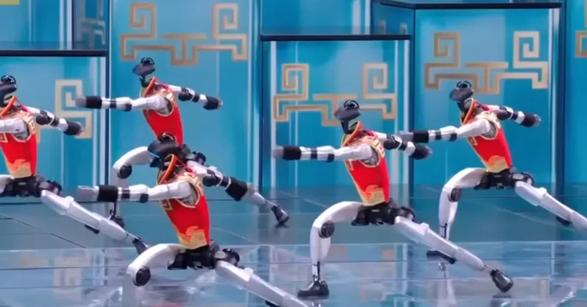 Robots run up walls and perform martial arts in China's most-watched TV event