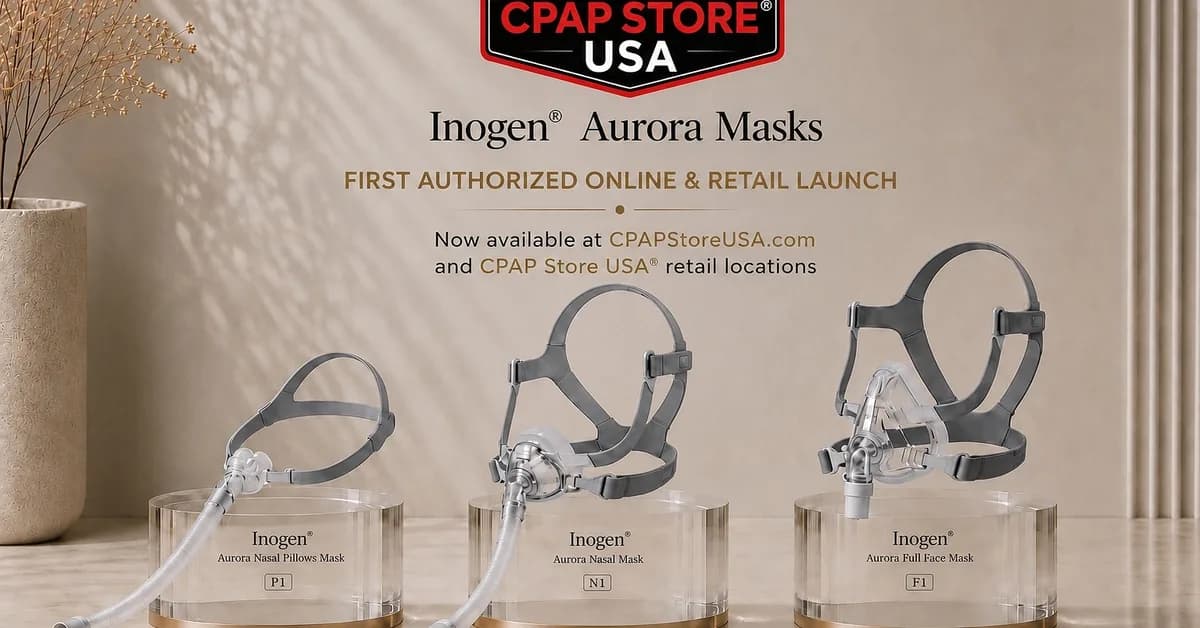 CPAP Store USA Adds New Inogen Aurora CPAP Mask Line