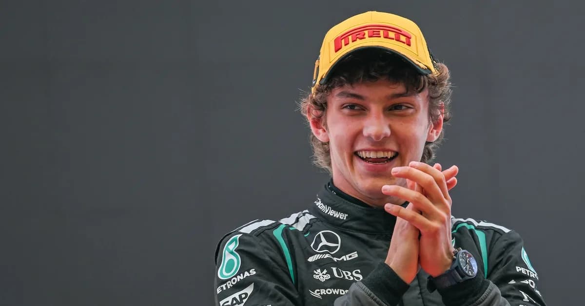 Kimi Antonelli Mistakenly Introduced as 'Kimi Raikkonen' After Chinese F1 GP Win