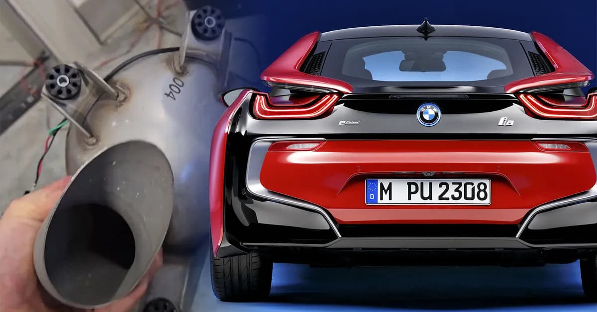 The BMW i8's Muffler Can Play Music