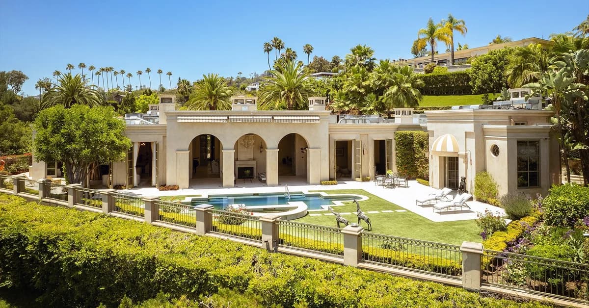 Famed Philanthropist Glorya Kaufman's Beverly Hills 'Chateau' Is Listed for $25 Million-1 Year After Her Death
