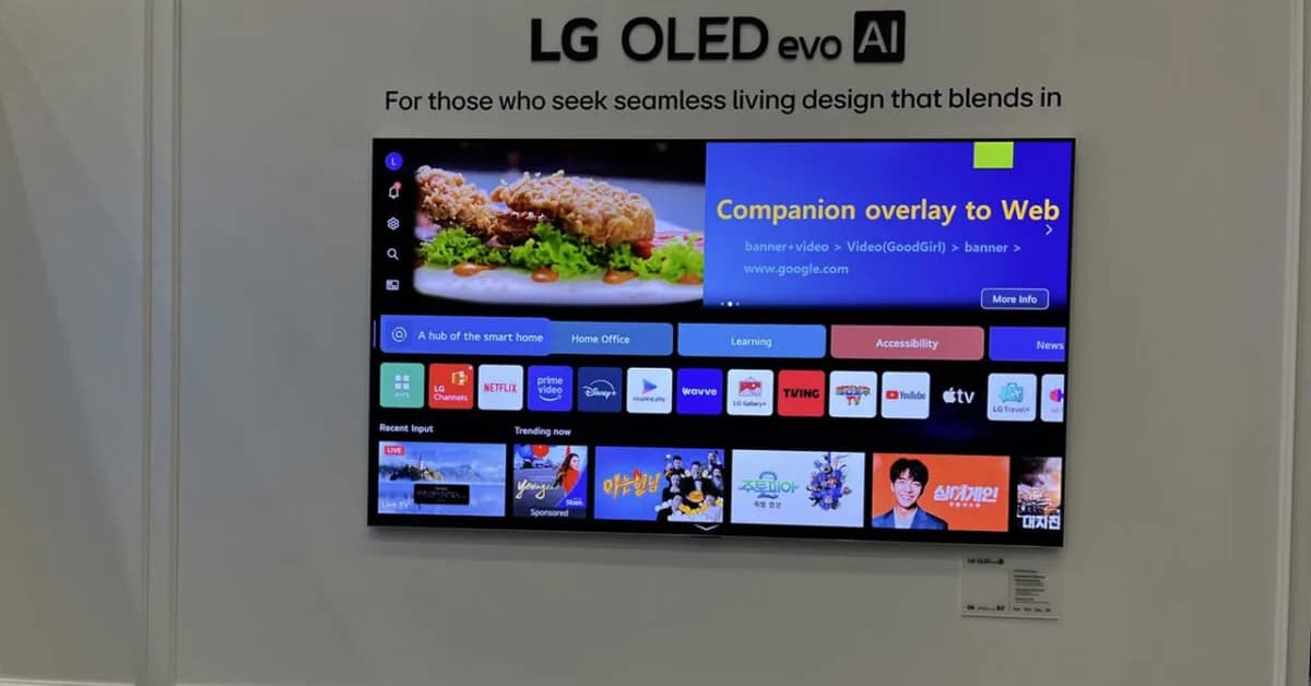LG reveals pricing for its 2026 OLED TVs