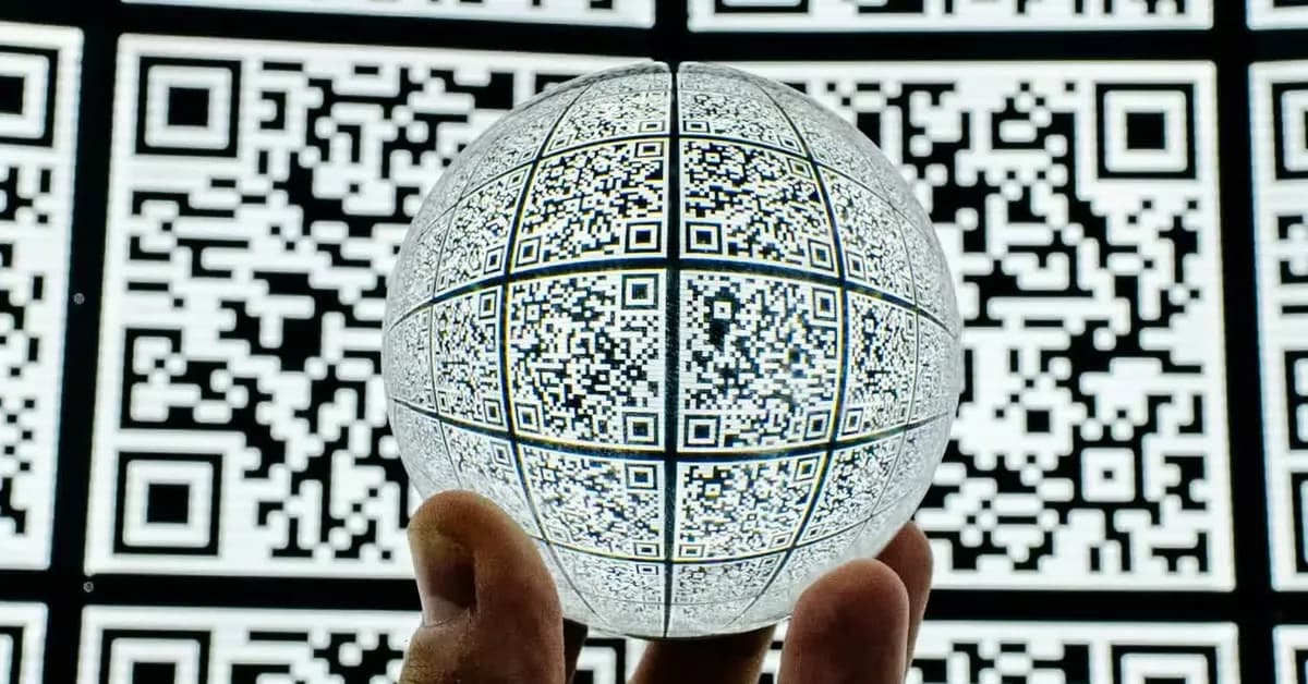 Etching the world's smallest QR code in ceramic pushes data storage to the nanoscale