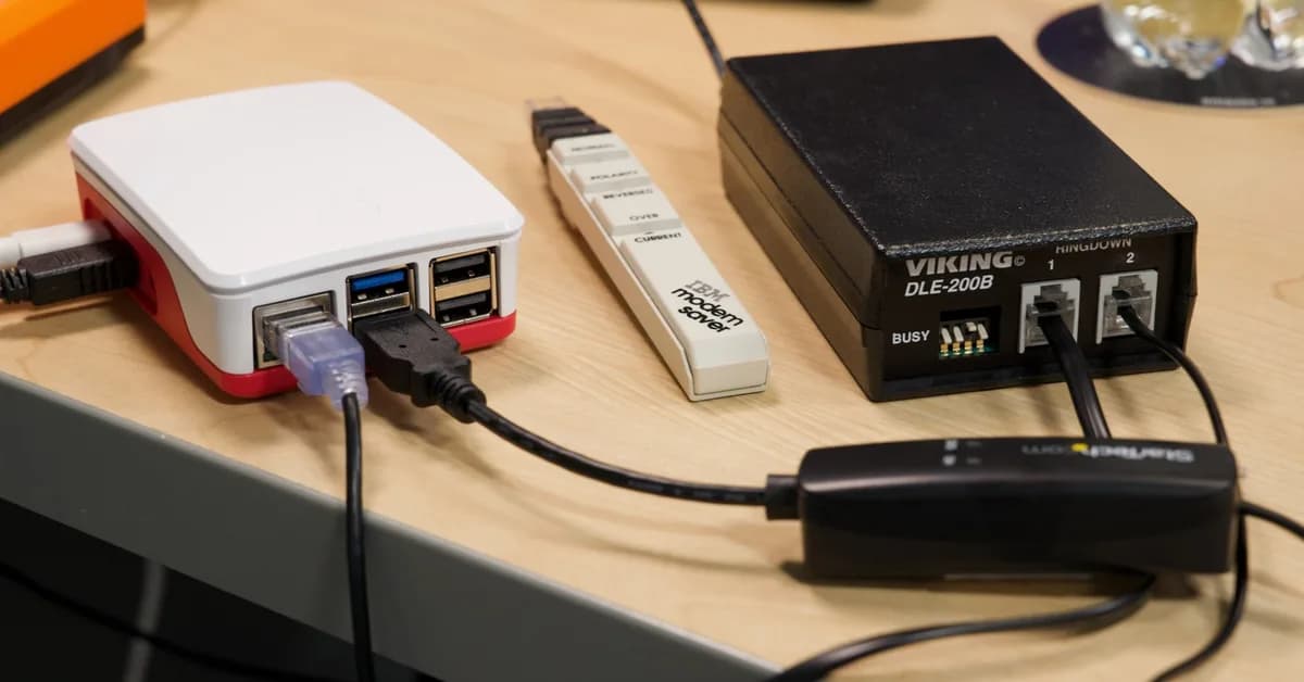 The Smallest Dialup ISP is a Raspberry Pi and a Prison Phone