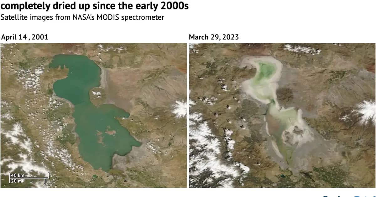 Q&A: How climate change and war threaten Iran's water supplies