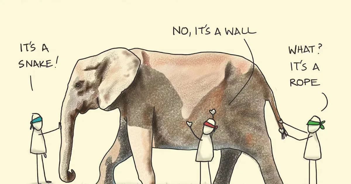 Blind Men and the Elephant: the story of cybersecurity