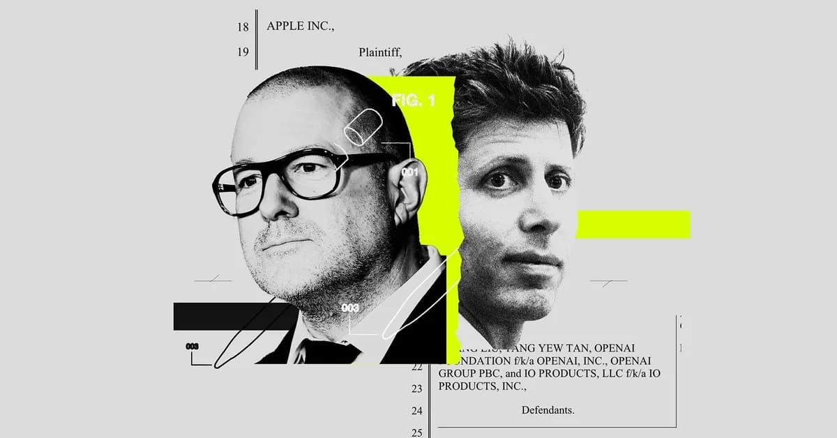Apple's OpenAI lawsuit is about who gets to define the post-smartphone era