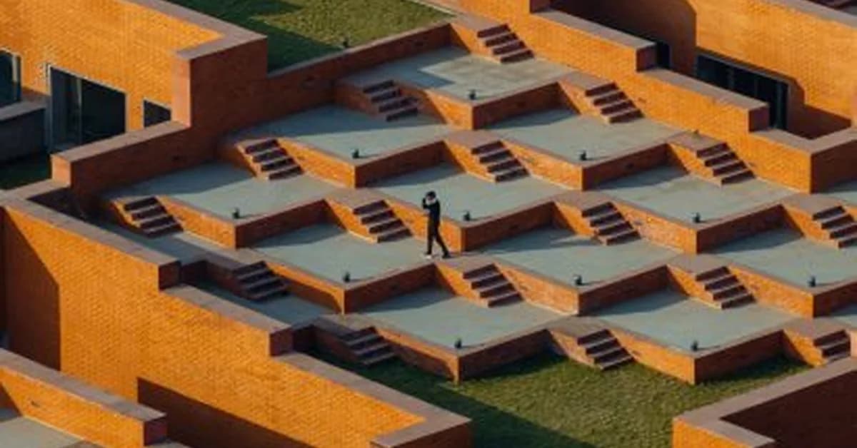 Sanjay Puri Architects references stepped wells for Indian university