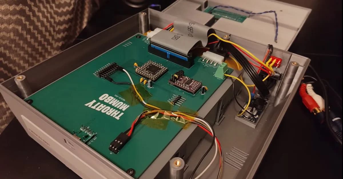 Giving the NES an Optical Data Storage Add-On