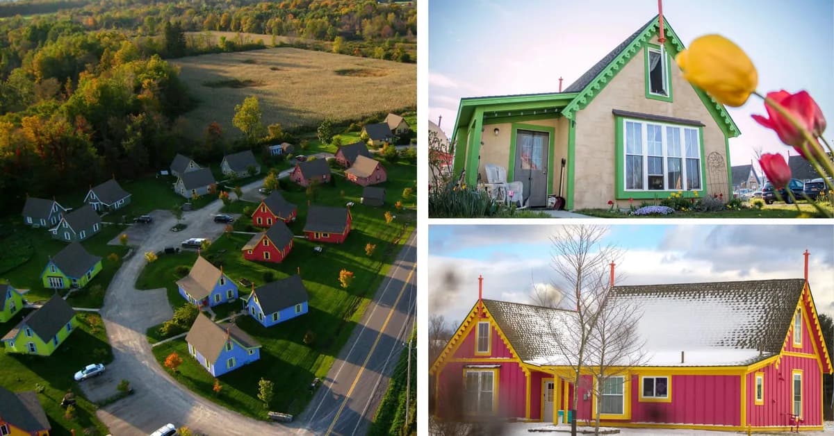 Inside New York's Hidden Tiny-Home Community Where Residents Have the Chance To Live a Real-Life Fairy Tale