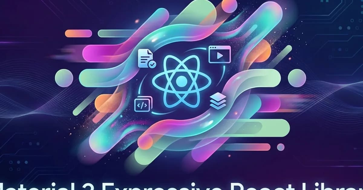 I built a React library for Material 3 "Expressive" (with motion) - demos + docs