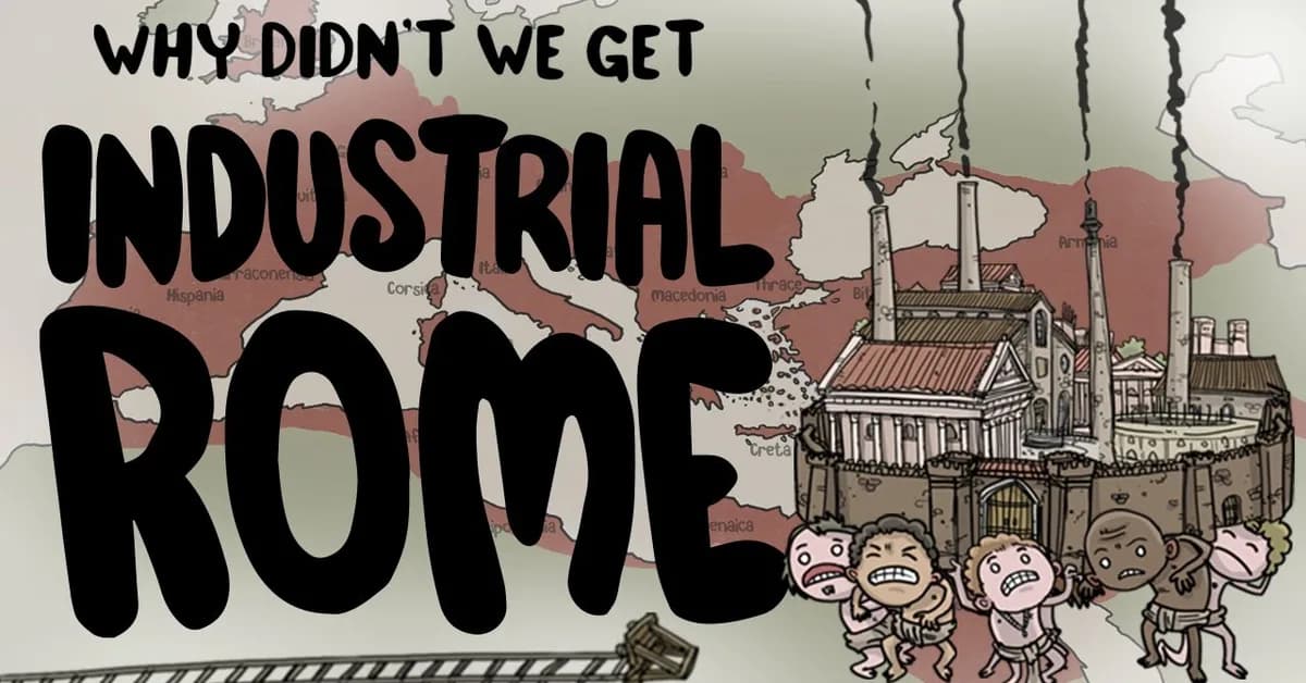 Show HN: The Roman Industrial Revolution that could have been (Vol 2)