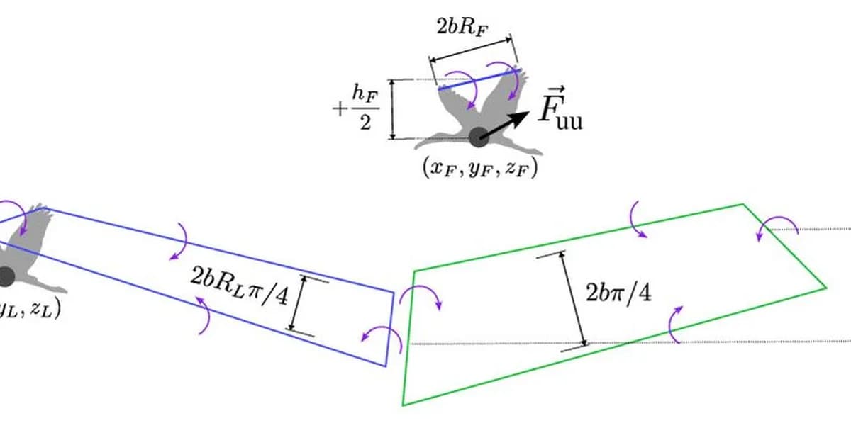 V Formation Flying of Birds is Explained by a Minimal Wake-Vortex Model