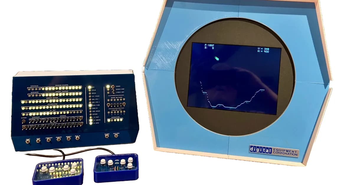 2026 Retrocomputing Challenge: Lunar Lander on the PDP-1
