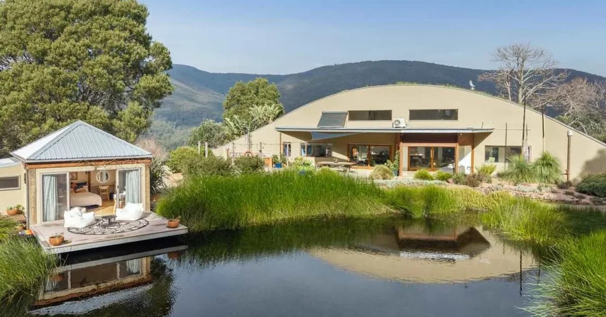 Grand Designs Australia featured Warburton Arch House hits the market for $1.6m