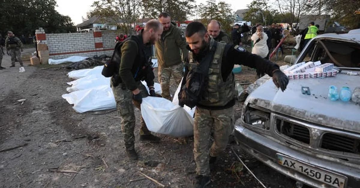 Russian strike on Ukraine market kills five, wounds 19