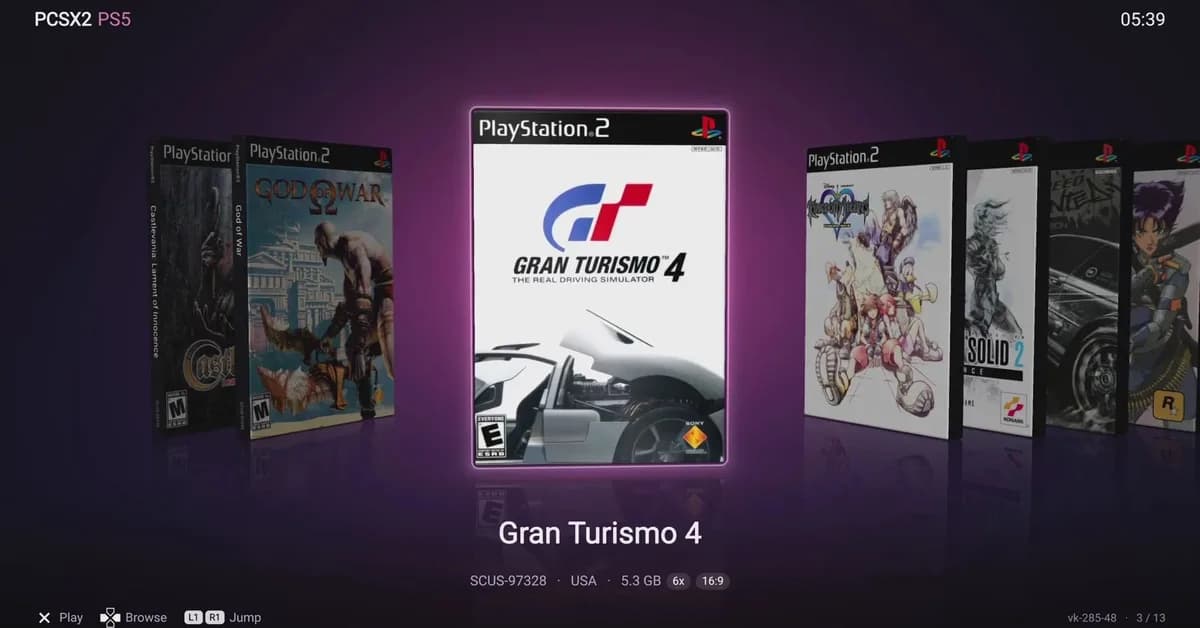Play PlayStation 2 and XBox 1 Games on Your Jailbroken PS5