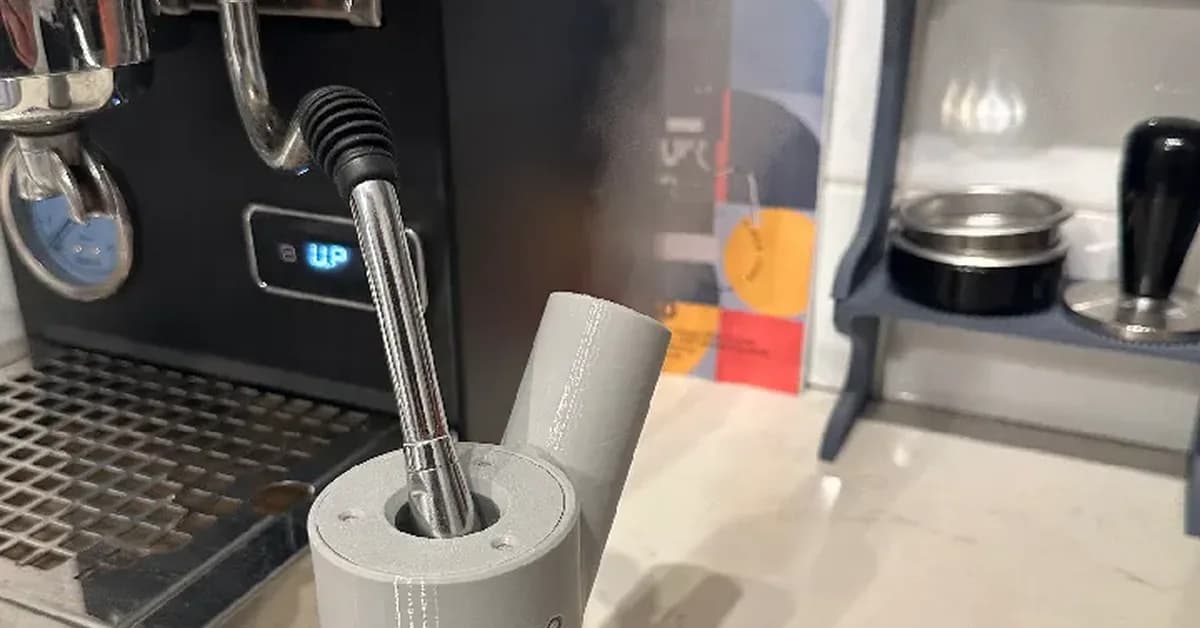Coffee Maker Steam Wand Gets a Safe Outlet