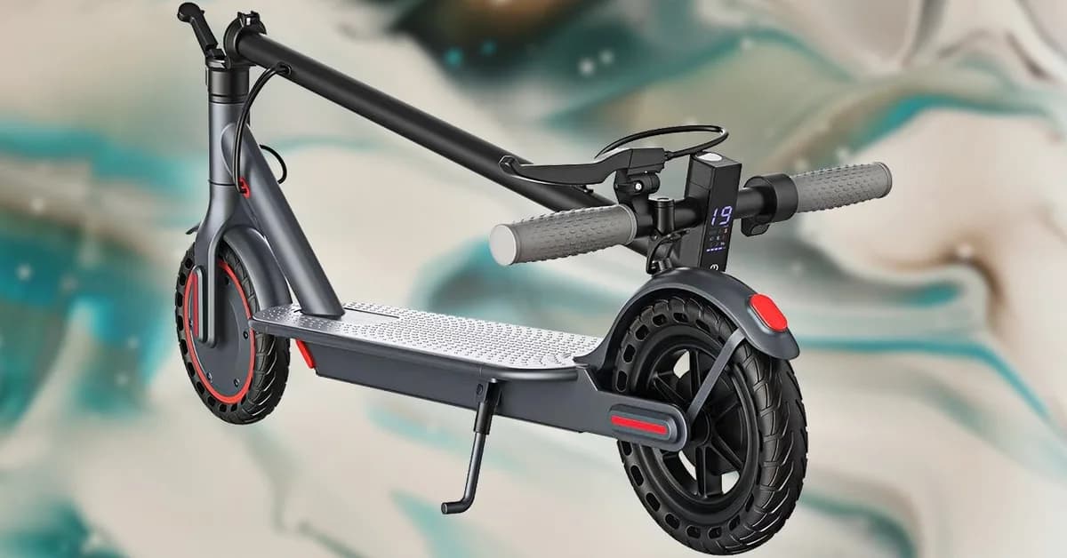 Get a 48V 500W Adult Electric Scooter With 22-Mile Range and a Top Speed of 22mph for $165