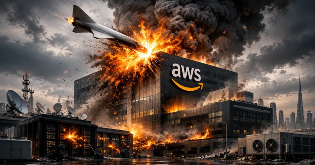 The cloud is just someone else's computer. Sometimes that computer gets hit by a drone