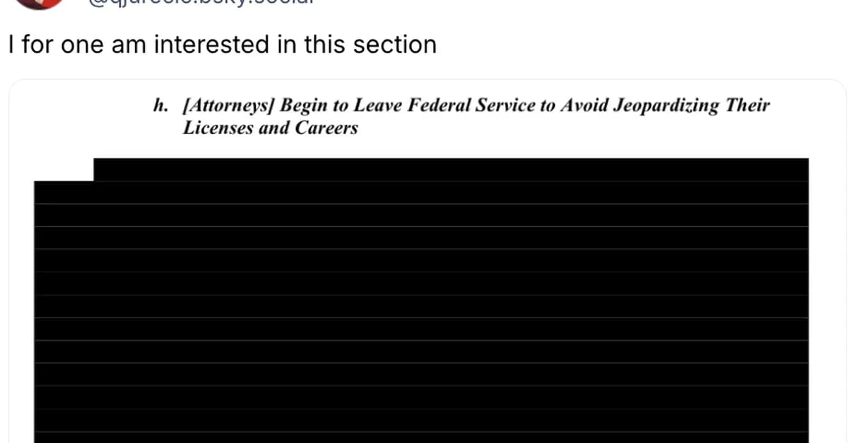 DOJ Civil Rights Attorneys Leaving To Save Their Law Licenses, Whistleblower Tells Congress