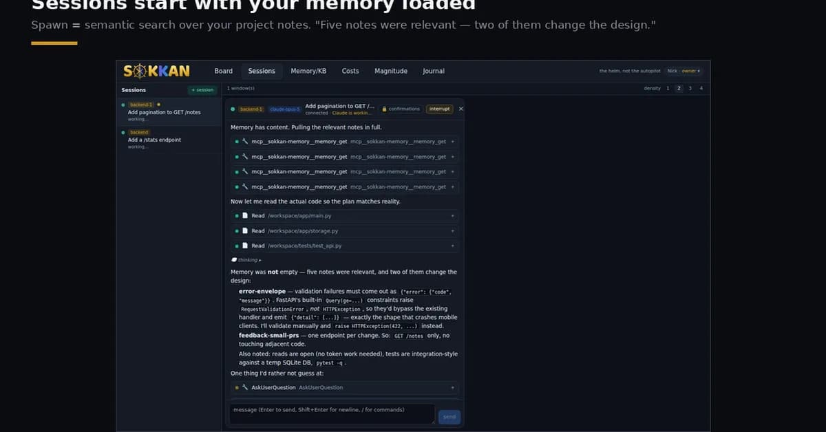 I stopped asking my AI agents to read the project memory. Now the server does it for them.