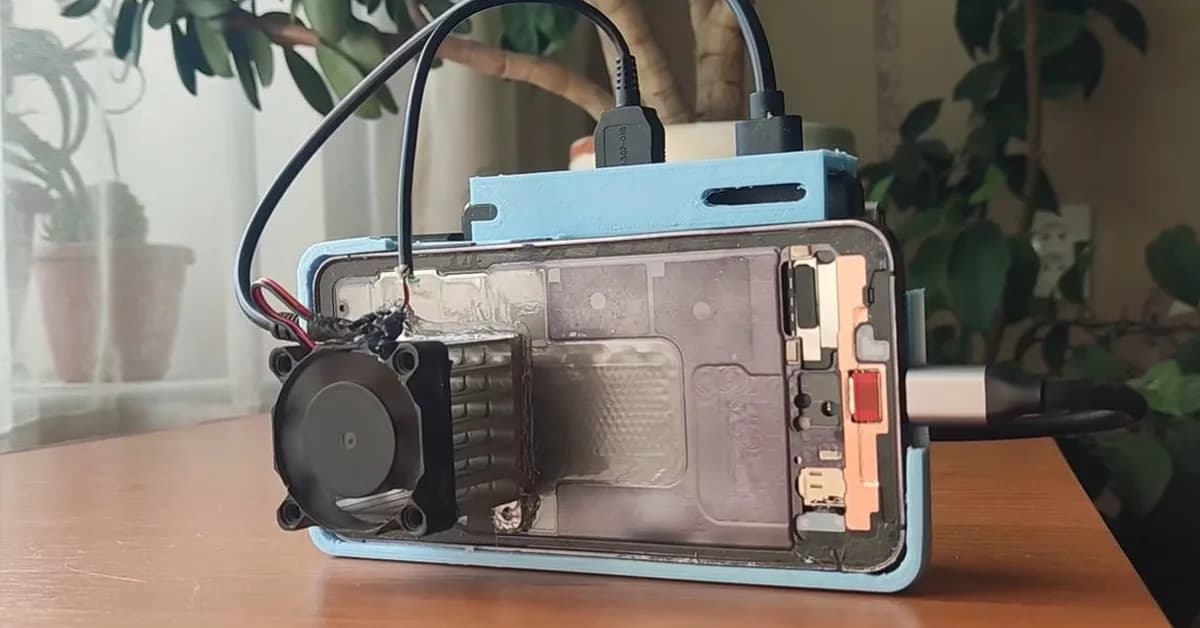 Turning a Run-Over Samsung Galaxy S23 into a Gaming PC