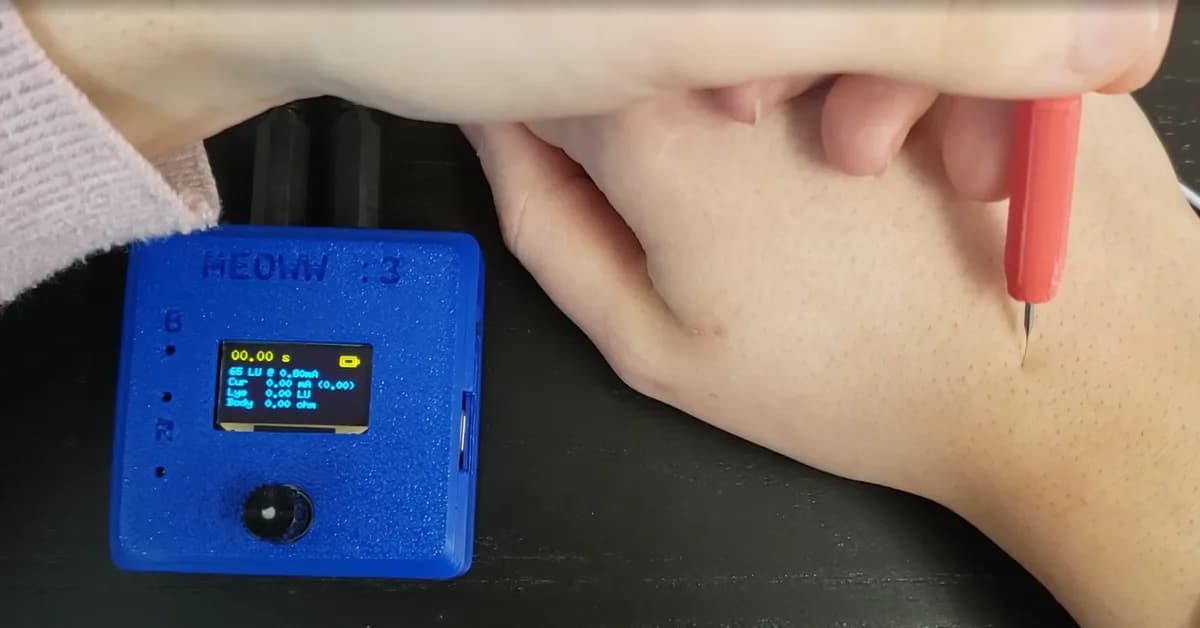 DIY Electrolysis Machine Removes Hair Permanently