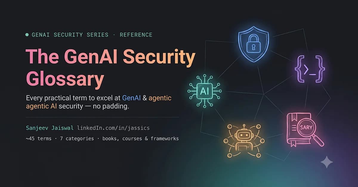 The Only GenAI Security Glossary You'll Actually Need