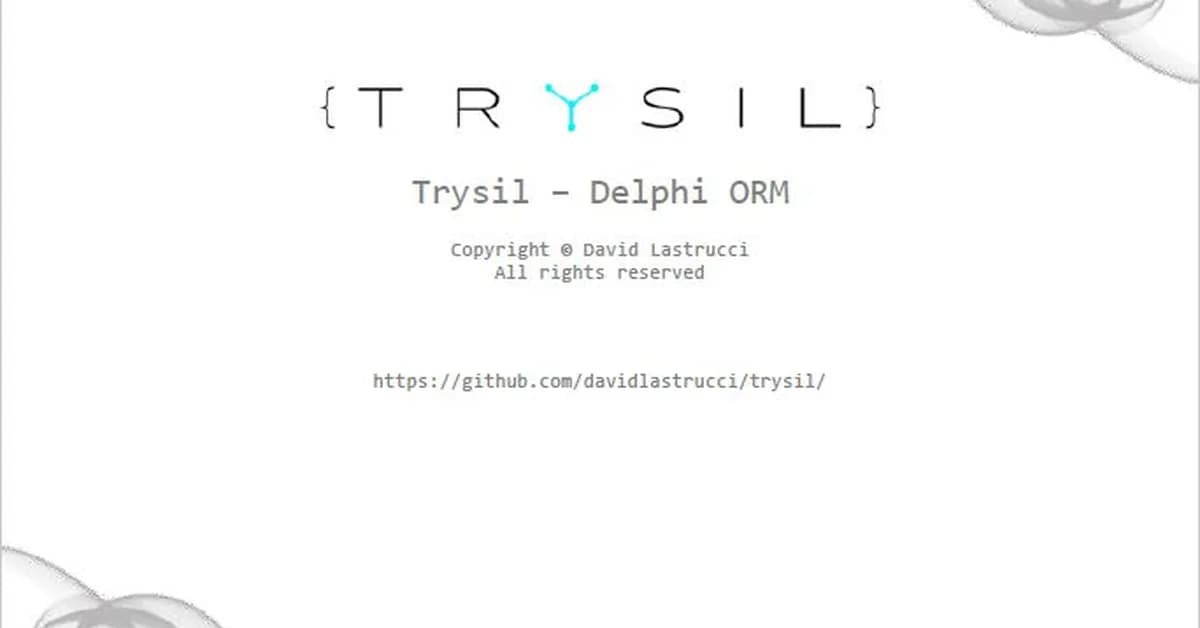 Meet Trysil: a lightweight ORM for Delphi