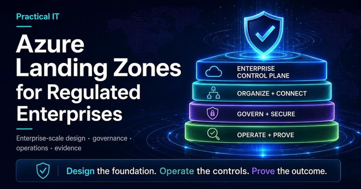 Azure Landing Zones for Regulated Enterprises