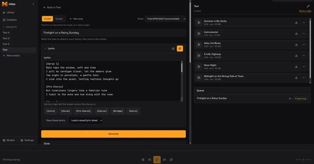 I Built a Local AI Music Studio