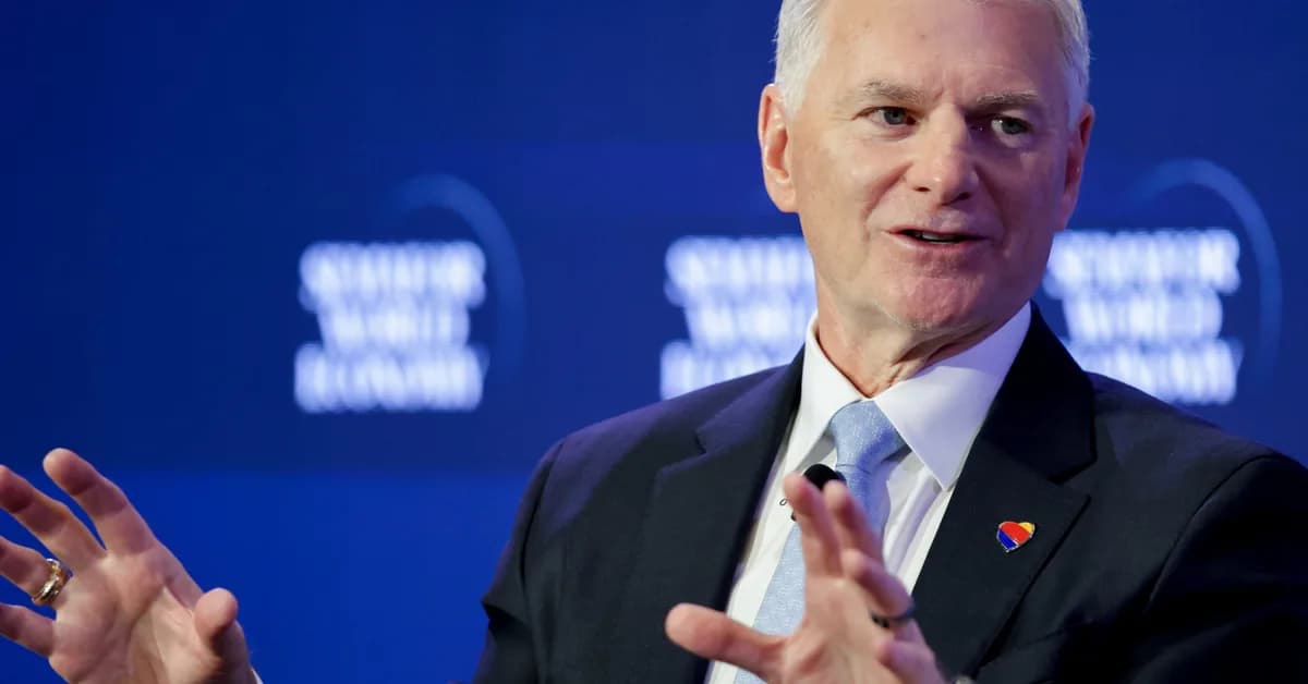 Southwest CEO says a candidate for a senior position wasn't hired after they were 'rude to the receptionist'