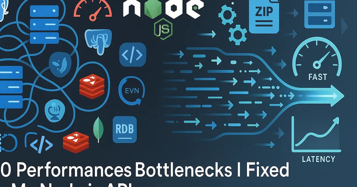 Your Node.js API Was Fast. Now It's Slow. Here's How to Diagnose It.