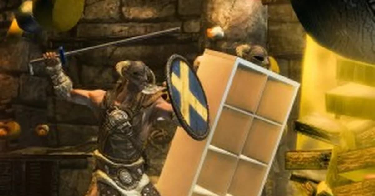 A Full-Fledged Skyrim Mod Starring Matt Berry Is Here To Refresh The Game With An Ikea Ad