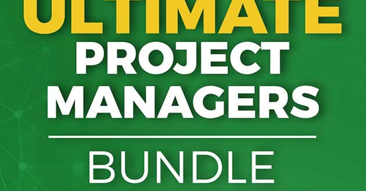 Daily Deal: The 2026 Ultimate Project Managers Training Bundle